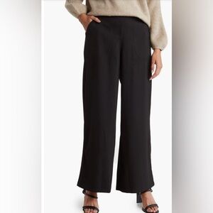 MAX STUDIO Twill Easy Wide Leg Trouser